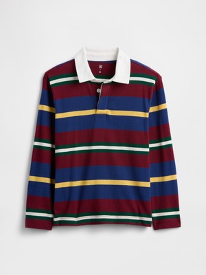 Gap Erkek Çocuk Çok Renkli Rugby Polo T-Shirt