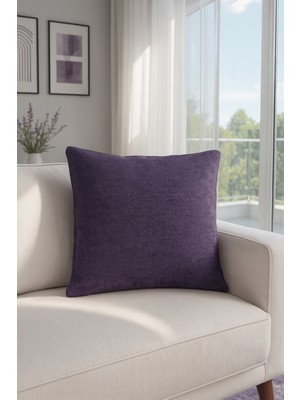 Premier Home Nadia Kırlent Kılıfı Mor V1 40X40
