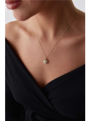 Yavuz Kuyumculuk 14 Ayar Altın Güneş Kolye