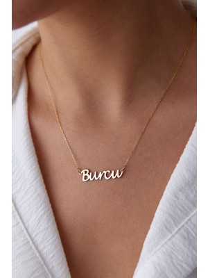 Yavuz Kuyumculuk 14 Ayar Altın Klasik Isim Kolye