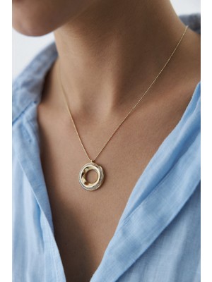 Yavuz Kuyumculuk 14 Ayar Altın Golf Zincir Çember Kolye