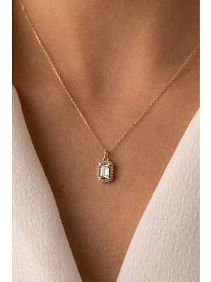 Yavuz Kuyumculuk 14 Ayar Altın Baget Kolye