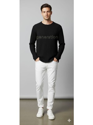 Black Project Kaşkorse Uzun Kollu Basic T-Shirt Body