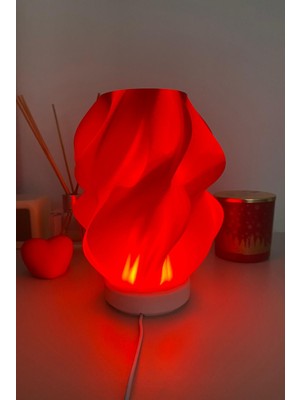 Spiral Masa Üstü Lamba Usb'li