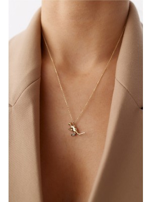 Yavuz Kuyumculuk 14 Ayar Altın Kanguru Kolye