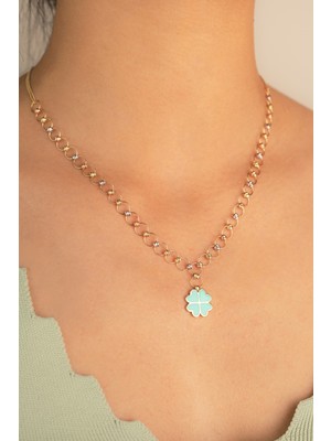 Yavuz Kuyumculuk Altın Dorika Zincir Yonca Kolye