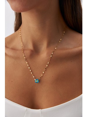 Yavuz Kuyumculuk 14 Ayar Altın Kalın Aynalı Zincir