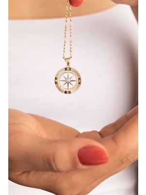 Yavuz Kuyumculuk Altın Kolye Pusula