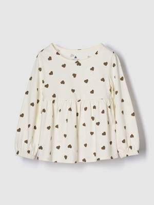Gap Kız Bebek Krem Mix & Match Empire-Waist Top