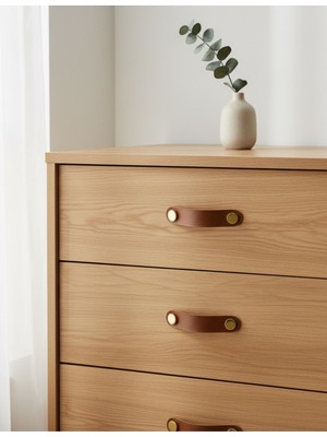 Deri 128 mm Gold Kaplama Kulp