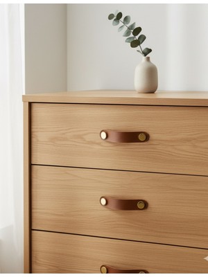 Deri 96 mm Gold Kaplama Kulp