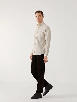 LC Waikiki Bol Kalıp Kadife Erkek Pantolon  (W5)