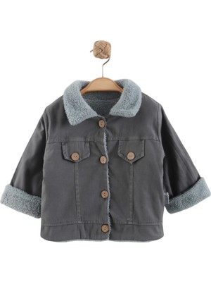 Peluş Erkek Bebek Mont