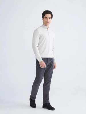 LC Waikiki Standart Kalıp Kadife Erkek Chino Pantolon  (W5)