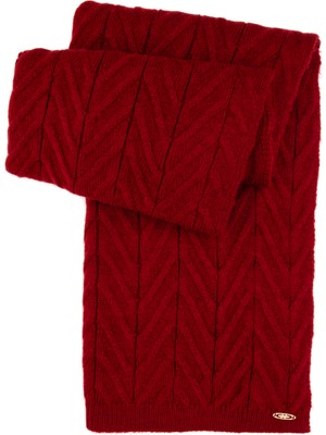 U.S. Polo Assn. Kadın Koyu Frambuaz Kaşkol 50312145-VR104