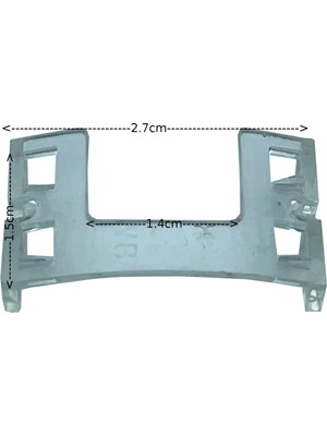 erfleks MorPerde 25mm Ahşap Jaluzi Spacer Şeffaf - JPY0063
