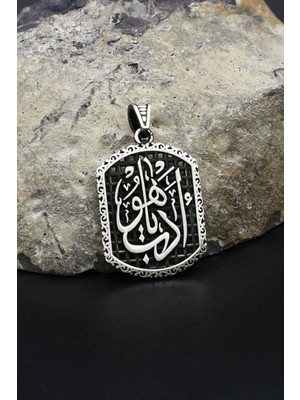 Prestige Gümüş Kolye Ucu Edeb Ya Hu Yazılı 925 Ayar Gümüş 902400