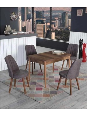 Yonga Concept Mutfak Masa Takımı Sabit (4 Sandalyeli)