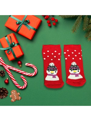 Diva Viva - Yılbaşı Temalı Çocuk Çorap | Hediye Paketli