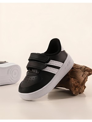 papucumun dünyası Günlük Bebek Çocuk Sneaker Cırt Cırt Bantlı Spor Ayakkabı Yürüyüş Ayakkabısı