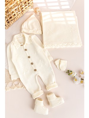 Babymod Triko Kız Bebek Hastane Çıkışı  Hediyelik Bebek Seti