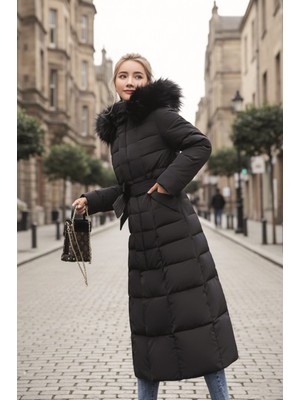 Günlük Kışlık Tam Boy Kadın Şişme Mont