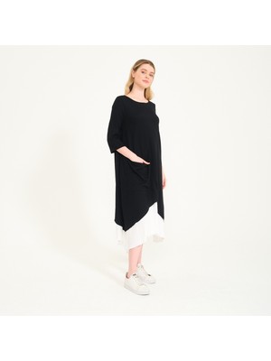 Keten Yazlık Günlük Tasarım Kadın Elbise