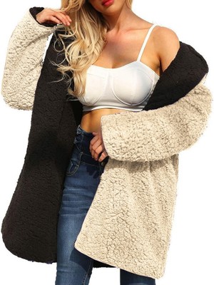Peluş Çift Taraflı Kışlık Ceket