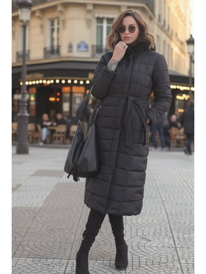 Günlük Kışlık Tam Boy Kadın Şişme Mont