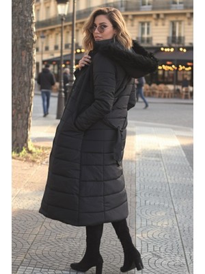 Günlük Kışlık Tam Boy Kadın Şişme Mont