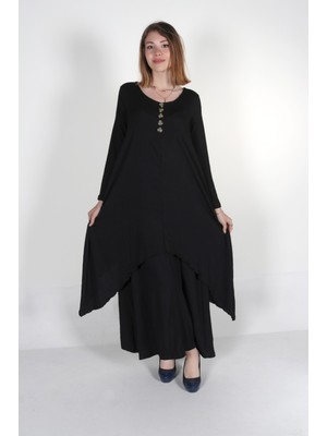 Günlük Yazlık Salaş Kadın Iki Katlı  Elbise