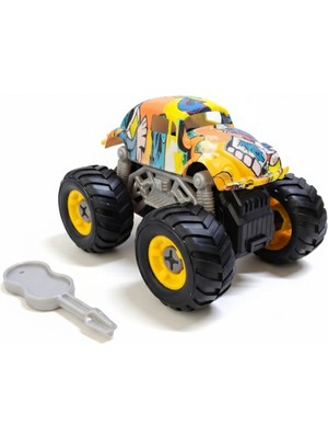 Gokidy Monster Truck Sök Tak Grafitti Sürtmeli Master Araba Sarı