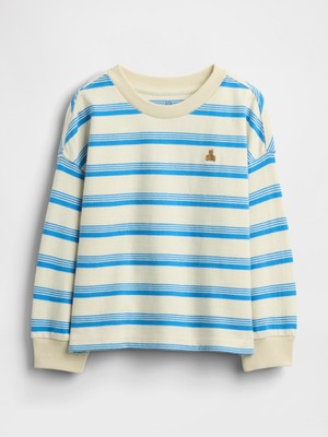Gap Erkek Bebek Mavi Heavyweight T-Shirt