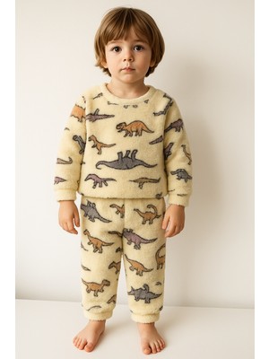 Beniizle Dinozor Desenli Welsoft Erkek Çocuk Takım