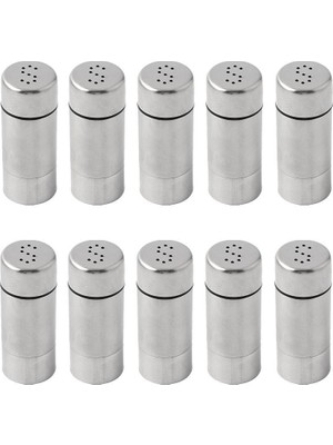 Chavin 10 Adet 304 L Çelik  Büyük Boy Tuzluk CIN981-10