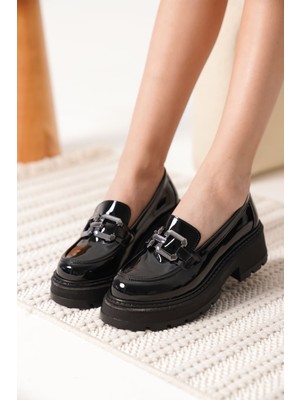 Terry Rugan Siyah Kadın Loafer