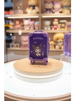 Miniso Sanrio Lisanslı Kuromi Mini Bavul Saklama Kutusu