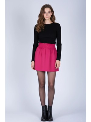 Venilife Beli Lastikli Kaşe Etek