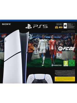 Sony Playstation 5 825 GB Slim Dijital Versiyon / Ea Sports FC26 (Bilkom Garantili)