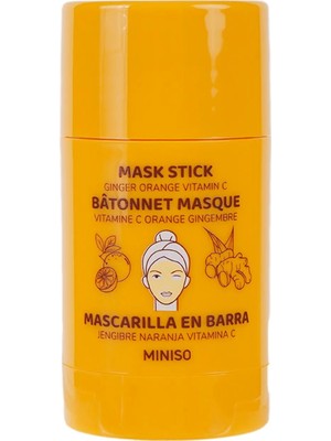 Miniso Zencefil ve Portakal Özlü C Vitaminli Yüz Maskesi