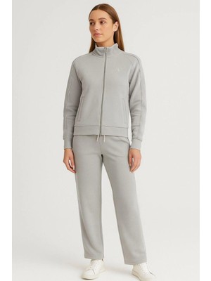 Laviva Fashion Fermuarlı Sade Renkli Eşofman Takımı