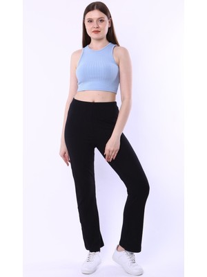 Rooted Geniş Çizgili Kolsuz Kaşkorse Bluz