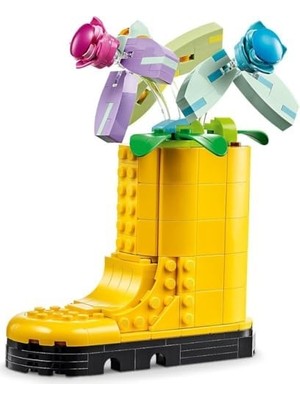 Storemax Creator 3 Ü 1 Arada Sulama Kabında Çiçekler 31149-8 Yaş ve Üzeri Çocuklar Için Çizme ve Kuş Modeli Seçenekleri Içeren Yaratıcı Oyuncak Yapım Seti, Doğum Günü Hediyesi Fikri (420 Parça)