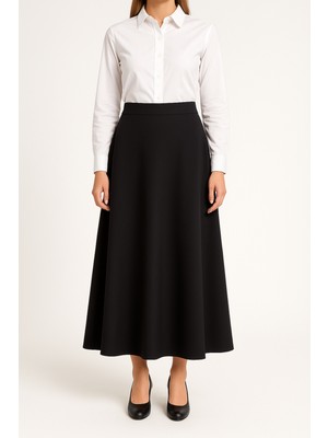 Vellichor Siyah Scuba Etek