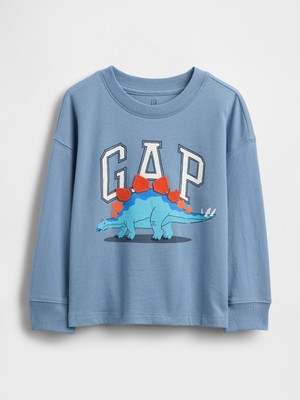 Gap Erkek Bebek Açık Mavi Gap Logo T-Shirt