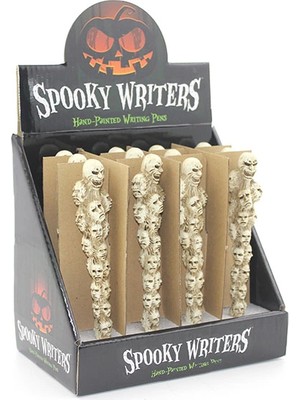 Ronanna Buğz Polyester Kurukafa Tükenmez Kalem Model 2