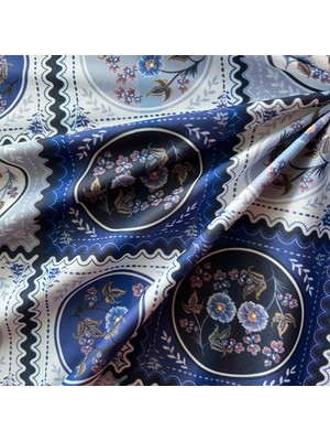 Ak-teks Tekstil Botanik Desenli Jarse Kumaş Esnek 160CM En ( Gömlek, Elbise, Dekor ...)