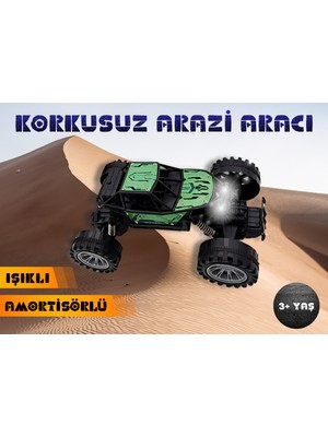 Duman Işıklı ve Amortisörlü Uzaktan Kumandalı Arazi Aracı