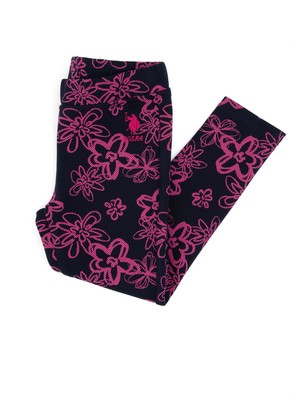 U.s. Polo Assn. Kız Çocuk Lacivert Tayt 50316760-VR033
