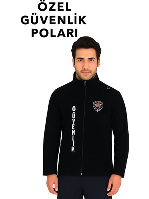 Arthur Kalın Kışlık Erkek Nakış Işlemeli 2 Cepli Özel Güvenlik Poları- Önden Yazılı